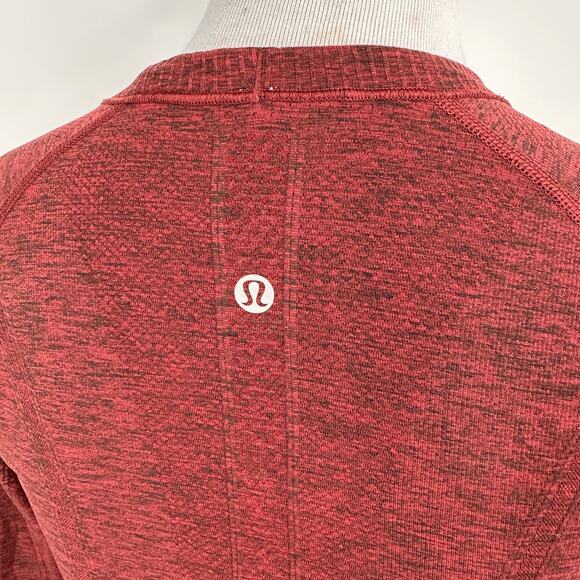 Lululemon Maroon Long Sleeve Swiftly Tech Shirt Size 6 - Picture 5 of 12